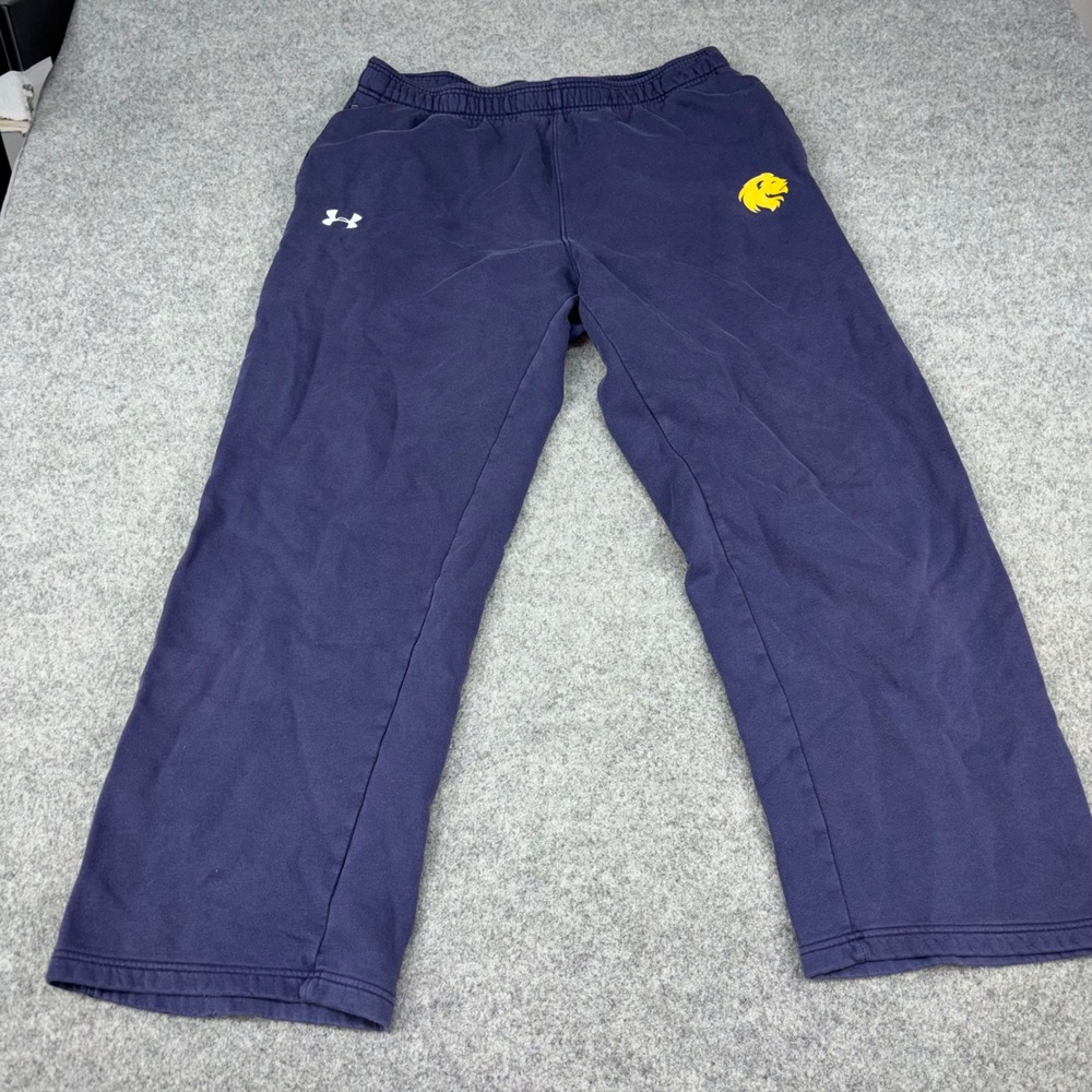 Under Armour East Texas A&M Commerce Lions Men's XL Navy Sweatpants NCAA Joggers